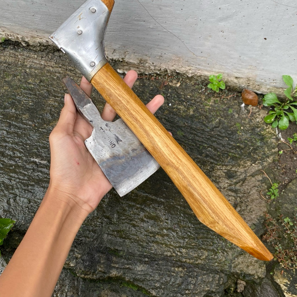 Pethel Sangkal Wadung Jawa Asli Baja Fulset Siap pakai Bahan baja per sepuhan tua