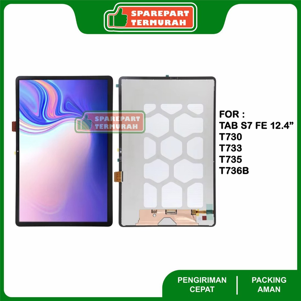 Lcd For Samsung Tab S7 FE - 12.4" - T730 - T733 - T735 - T736B