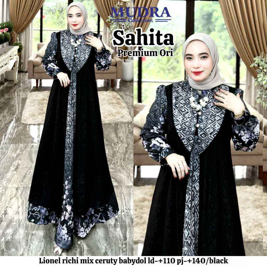 Gamis Mudra Collection / Gamis Terbaru / Gamis Wanita / Gamis Premium / Sahita / Mudra Hijab