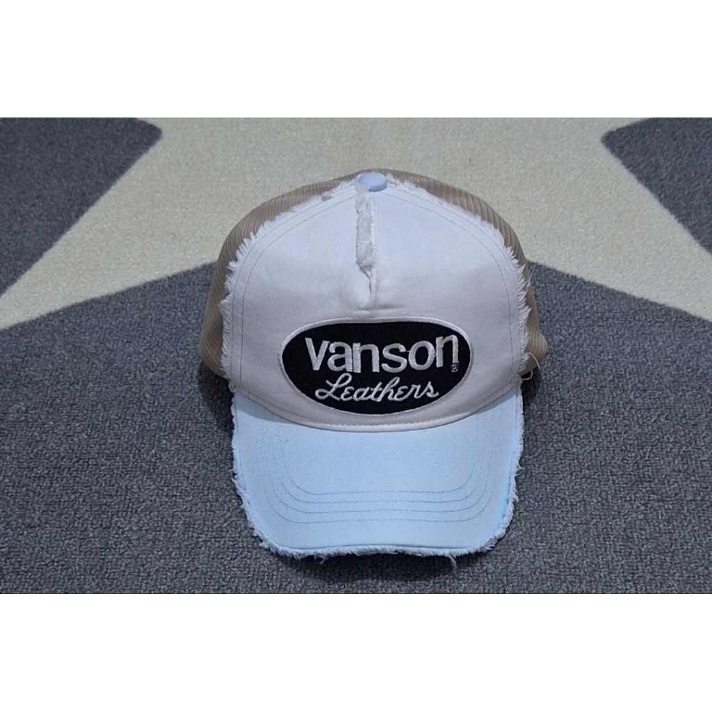 topi jaring trucker hat vanson leather original bekas preloved