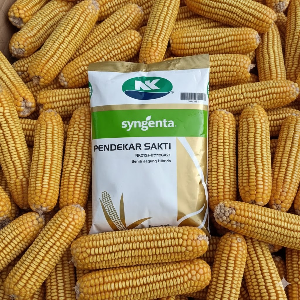 100% 0RI-SYNGENTA Benih Jagung NK PENDEKAR SAKTI Hibrida Tahan Penggerek Batang 1KG