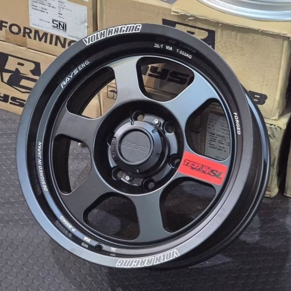 velg mobil ring 17 lebar 8 VOLKRAYS TE37 XT velg racing r17 Ford everest Strada Triton Ford ranger p