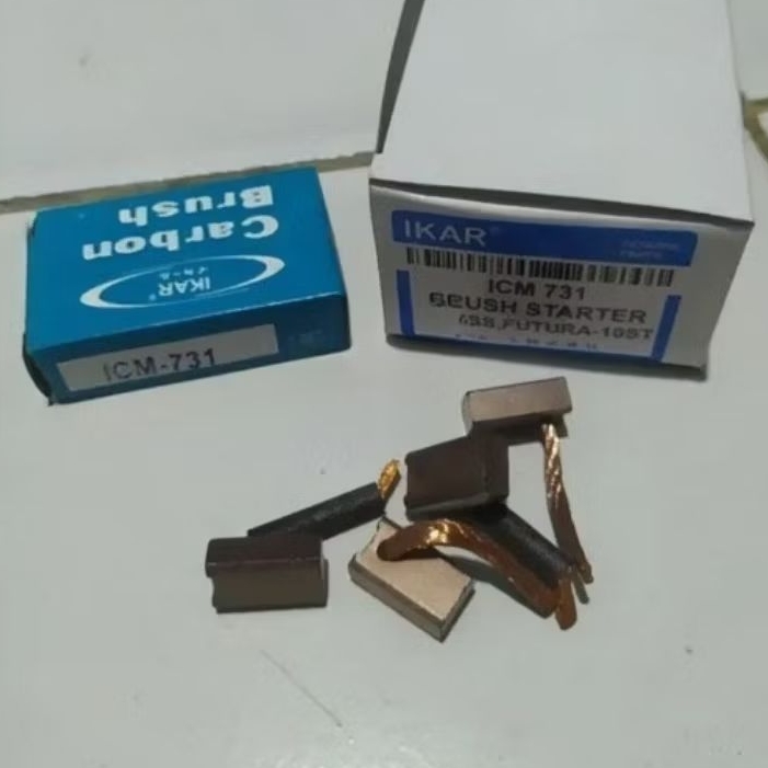 10Set CARBON BRUSH STARTER/COOL ARANG DINAMO STARTER SUZUKI T120ss 1.3cc/FURURA 1.3cc/CARRY 1.3cc/KA