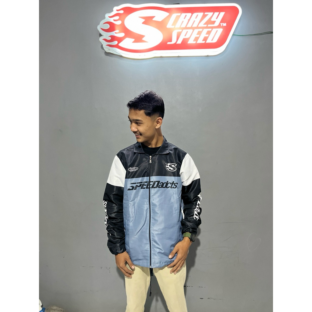 Jaket SPEED addictees  parasut waterproof v1 original