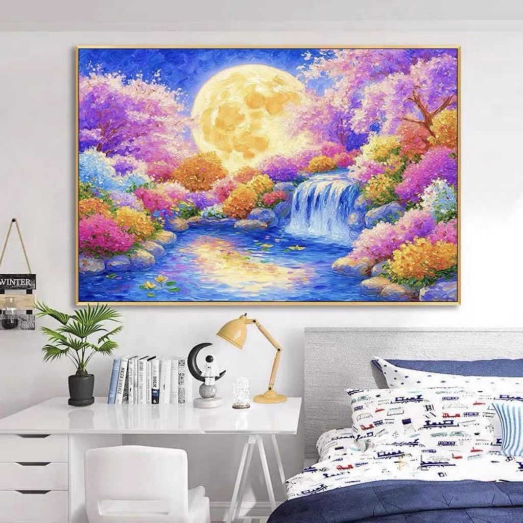 UnikTemu Paket Cross Stitch Kristik Marsky Fairy Tale 9ct Pola Kain