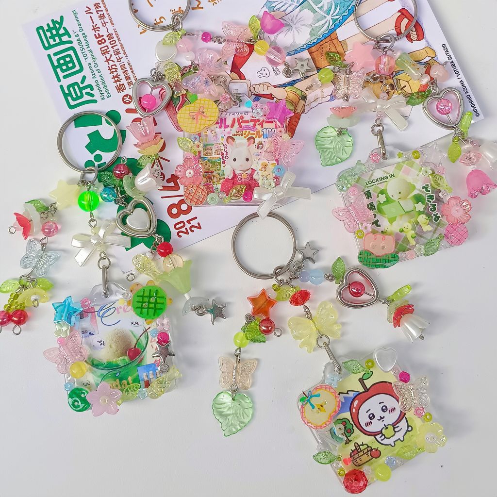 Acrylic Frame Keychain Juminocore Heisei retro