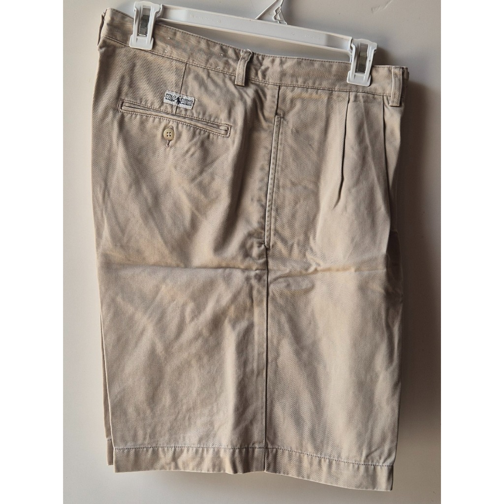 POLO RALPH LAUREN Chino Tyler Style Shorts Khaki Celana Pendek Chinos Pria Size 33
