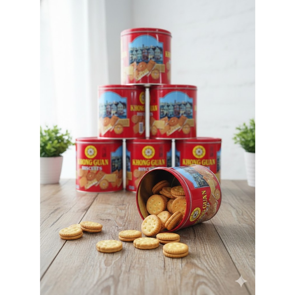 Khong Guan Assorted Biscuit Family 650g - Paket Hampers Biskuit Kaleng / Hadiah Lebaran & Natal