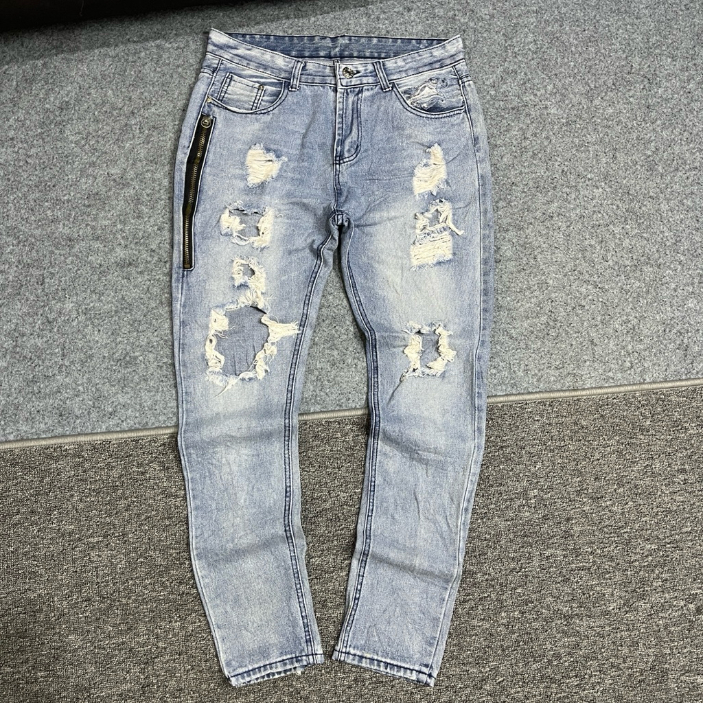 dolce&gabbana jeans ripped pria