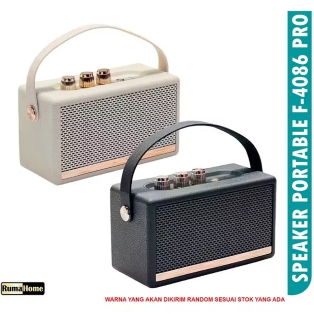 vod Speaker Bluetooth Wireless Portable Fleco F-4086 Super Bass /// Speaker Wireless Klasic portable