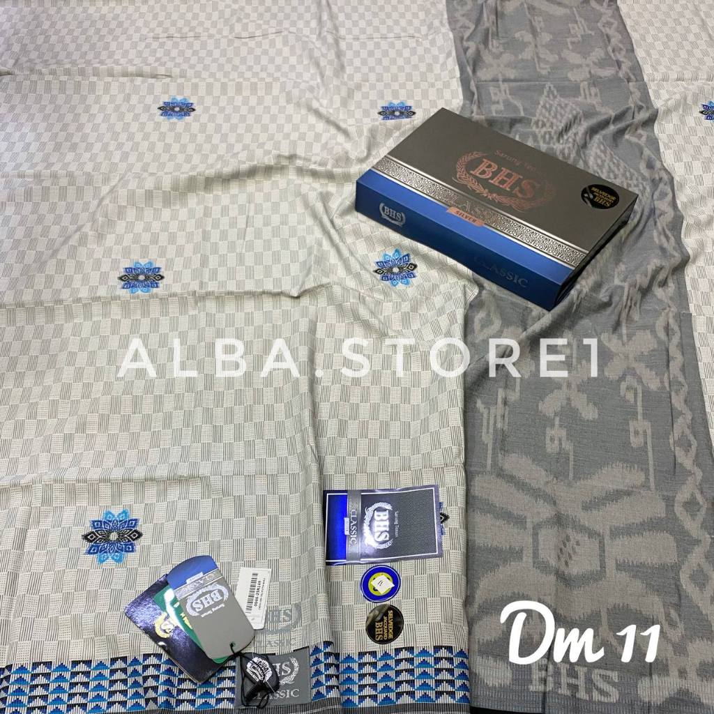 Sarung BHS Classic Silver Ori 100%//Sarung BHS DKC DKD DKA DKG JGC DAM KWG Grade Silver/Agen Sarung 