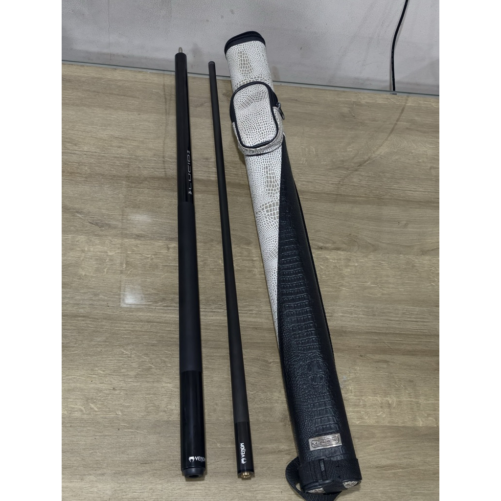 Stik billiard venom lucid 2 kondisi istimewa 99%