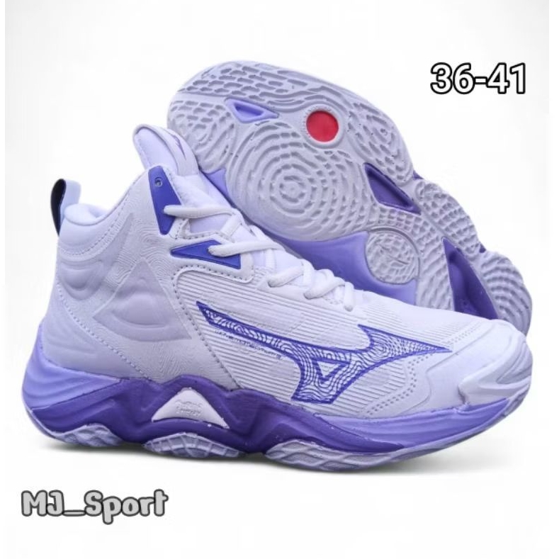 Sepatu Volly Wanita Mizuno Wave Momentum 3 Mid Terbaru - Sepatu Volly Anak Anak Keren Terbaru