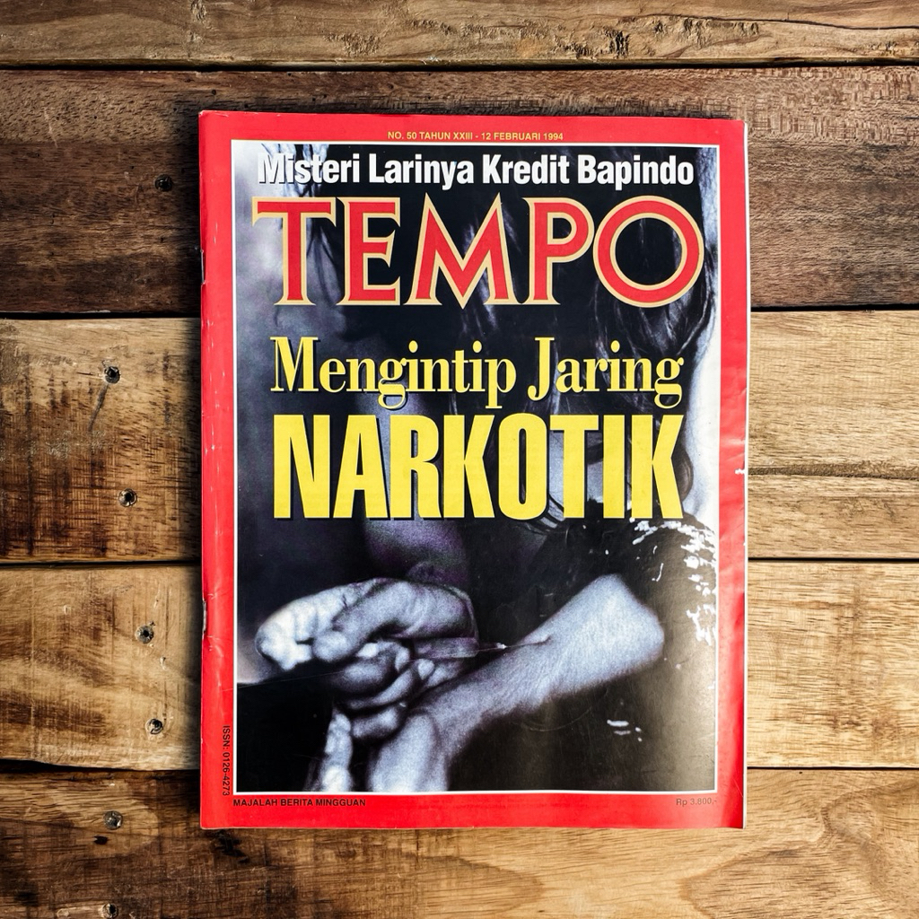 Majalah Berita Mingguan Tempo Edisi No. 50 Tahun XXIII 12 Februari 1994 Mengintip Jaring Narkotik | 