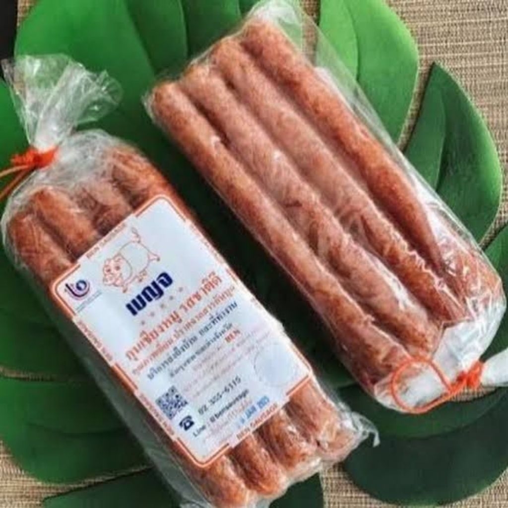 Sosis babi jeh o chula  sosis babi thailand enak