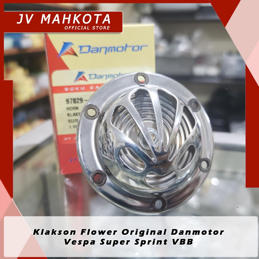 Klakson Flower Original Danmotor Vespa Super Sprint VBB