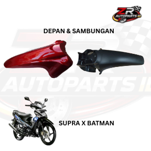 SPAKBOR/SELEBOR DEPAN - Supra X 125 Batman - BAHAN TEBAL KUALITAS ORIGINAL