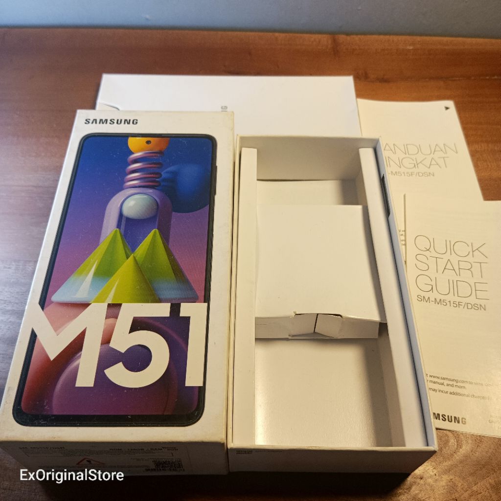 Dus Box Samsung Galaxy M51 Original Copotan