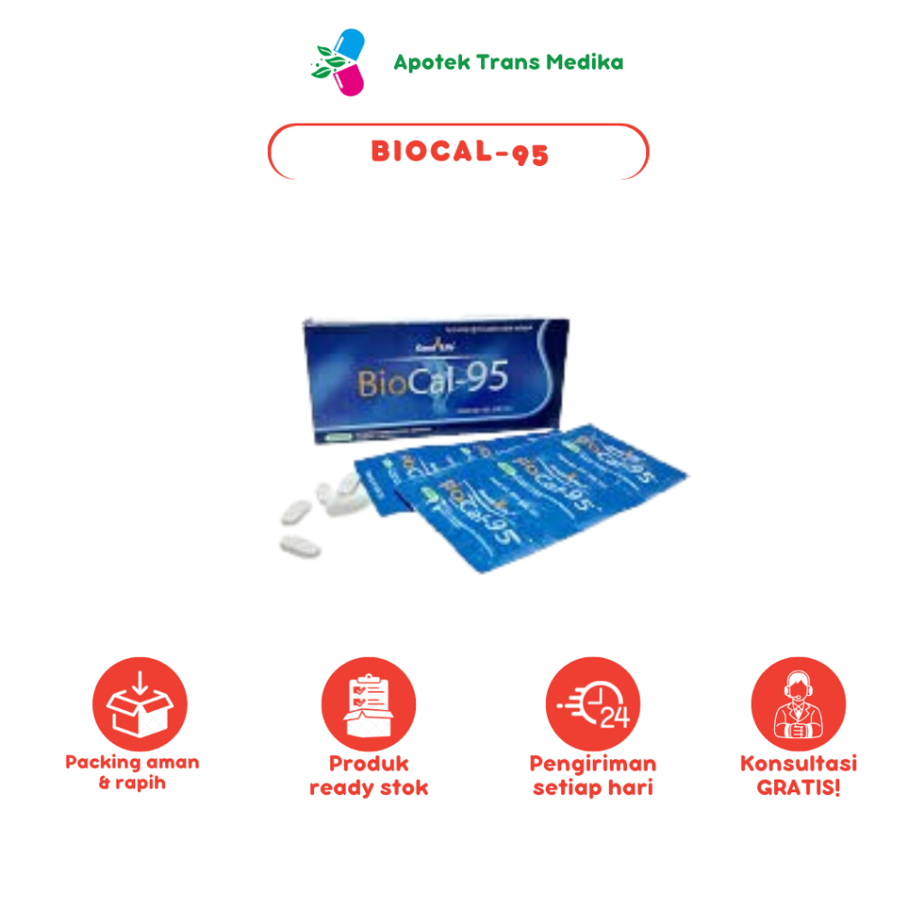 BIO CAL 95 – Multivitamin Kalsium & Obat Terapi Suportif Osteoporosis