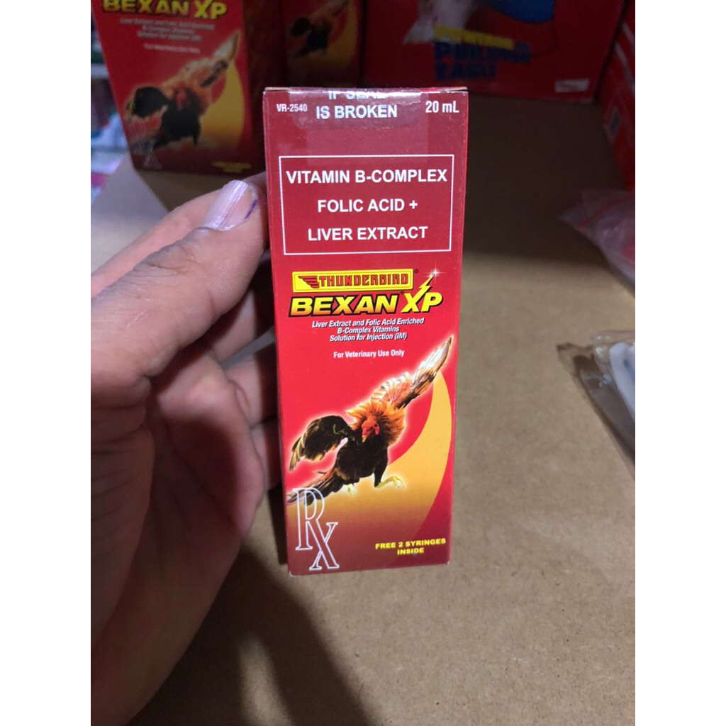Bexan XP kemasan 20ml multivitamin dan doping ayam aduan, kemasan asli 100% original Import