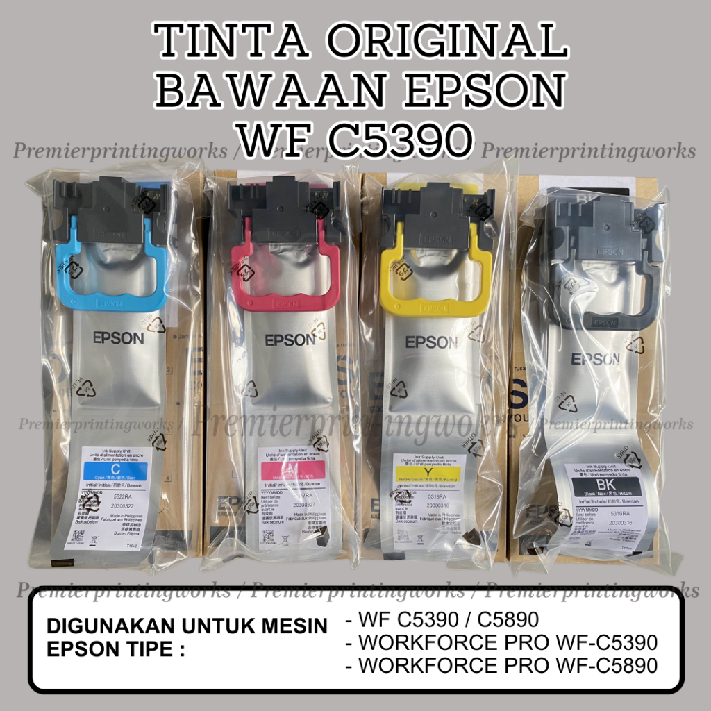 TINTA ORIGINAL EPSON - BAWAAN PRINTER EPSON WF C5390 C5890