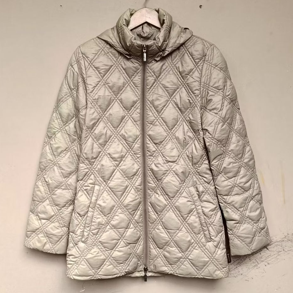 Jacket moncler quilted down puffer coat vintage rare cream