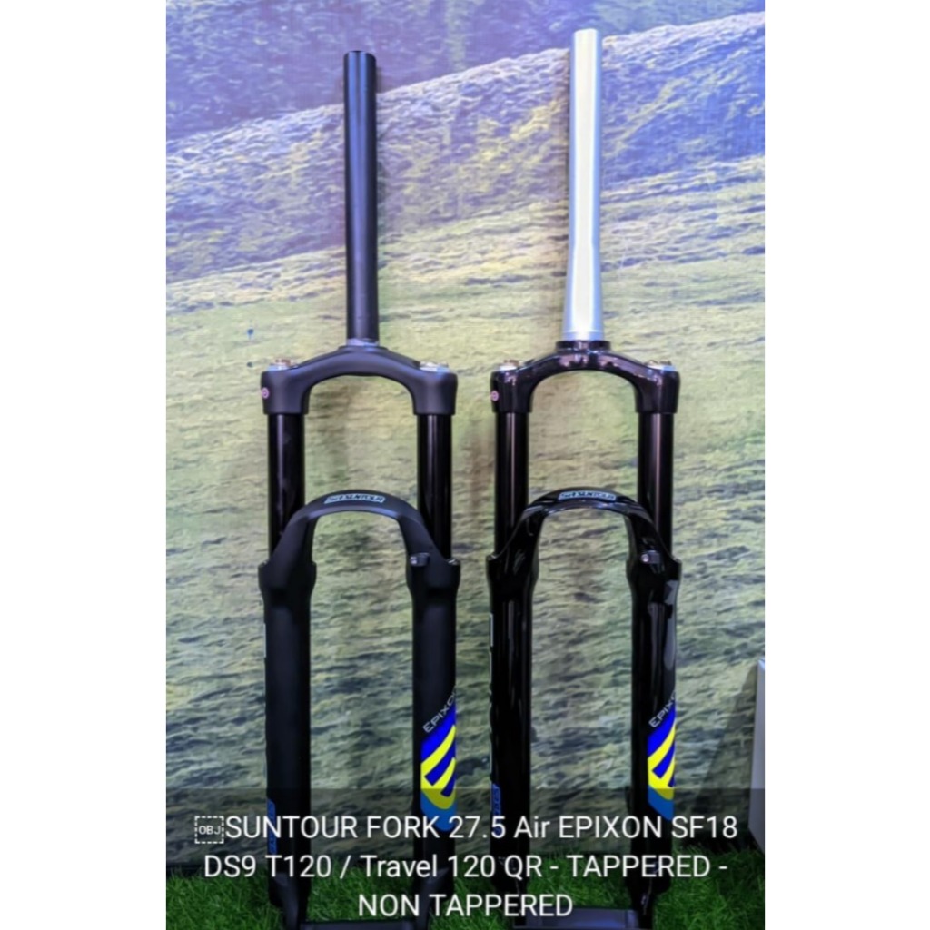 FORK SUNTOUR EPIXON 27.5 INCH AIR SF18 / DS9 TRAVEL 120 QR TAPPERED / NON TAPPERED