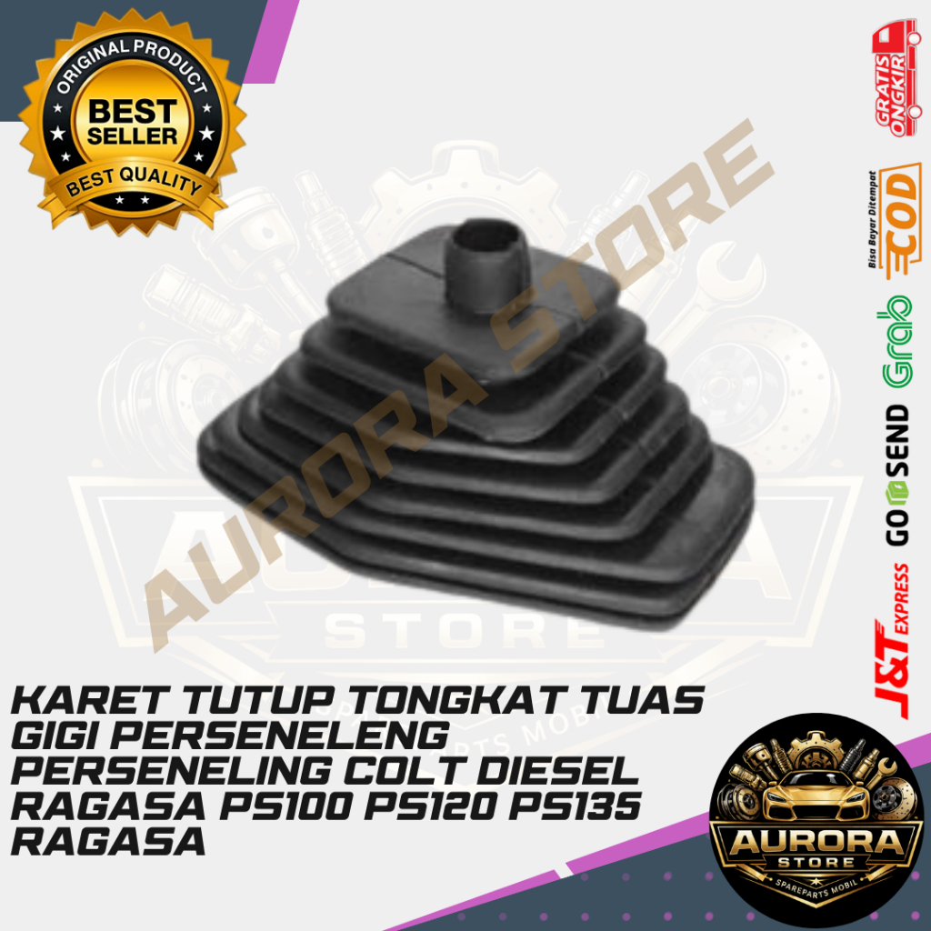 Karet Tutup Tongkat Tuas Gigi Perseneleng Perseneling Colt Diesel Ragasa PS100 PS120 PS135 RAGASA