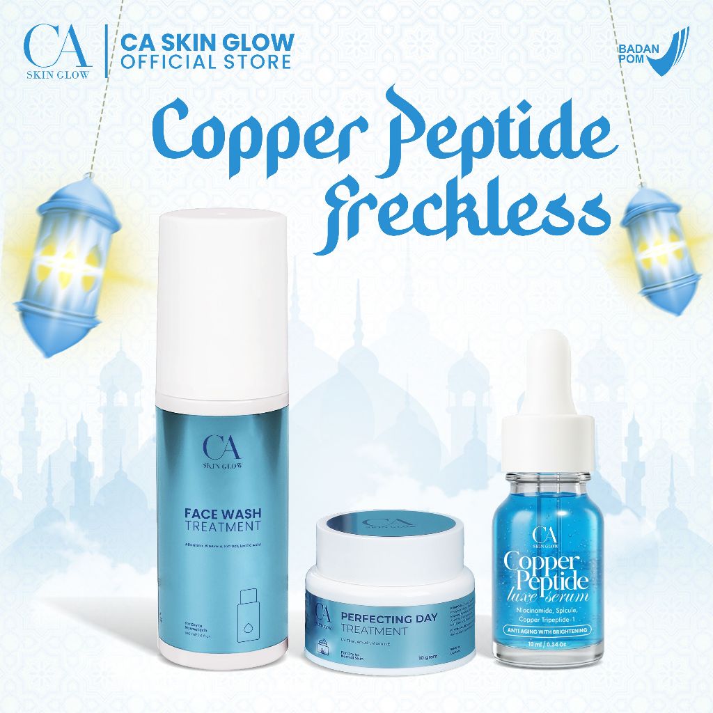 Paket Copper Peptide Freckless isi 3 CA SKIN GLOW