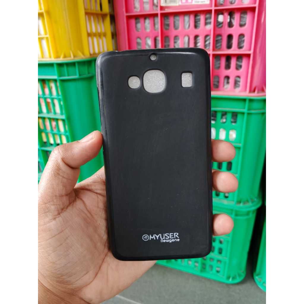 Silikon Redmi 2 Softcase Redmi 2s Case Full Black