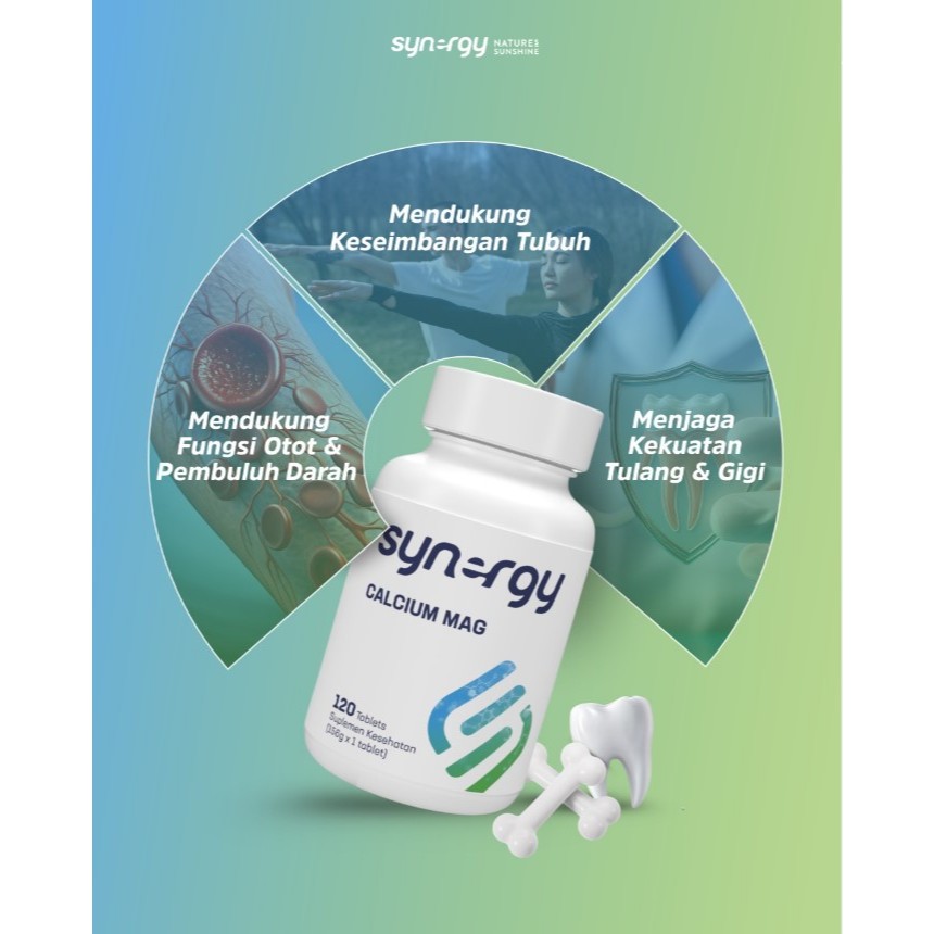 Synergy Calcium Mag Vitamin Tulang & Jantung Sehat