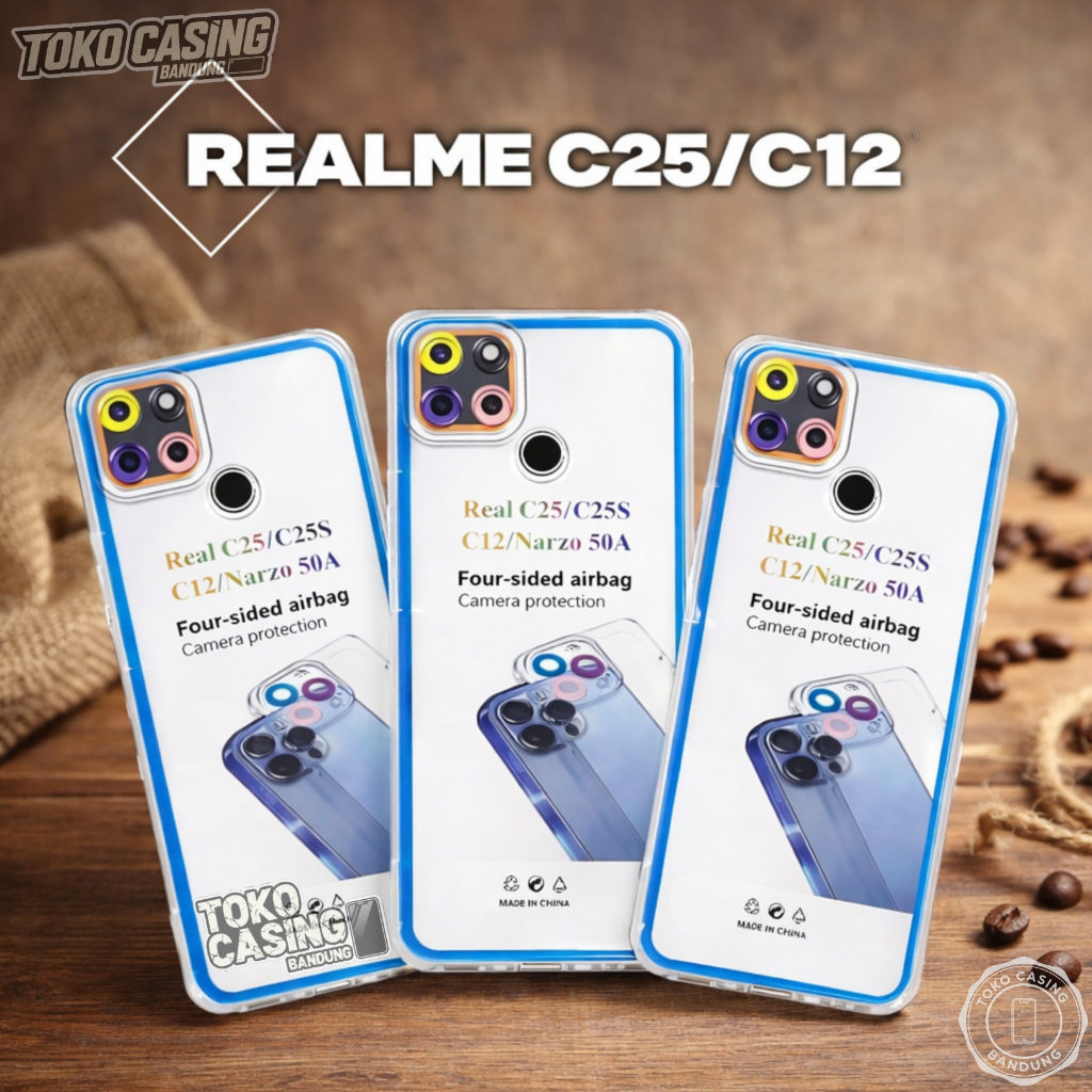 Case Bening Realme C12 (RMX2189) C25 (RMX3191) Casing Polos
