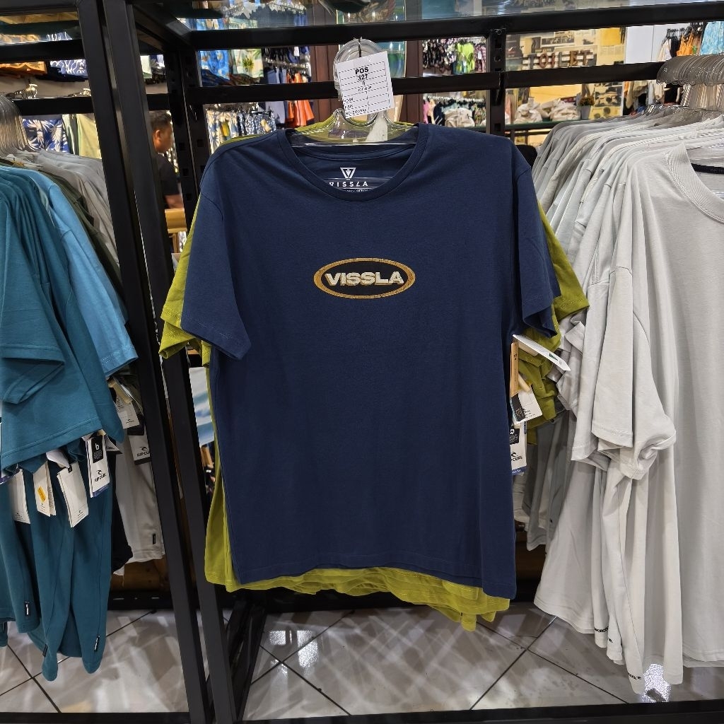 Kaos Vissla Occular Organic Tee Navy Original