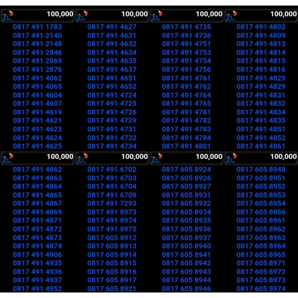 Nomor cantik XL 11 digit murah