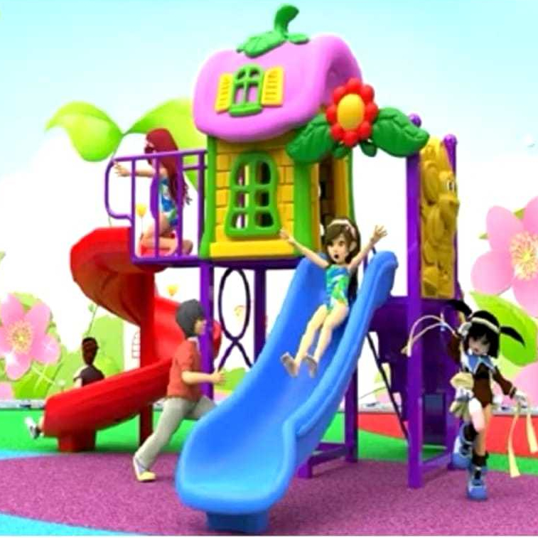 Outdoor Playground Perosotan Taman Bermain Anak Playground Outdoor Mainan Anak