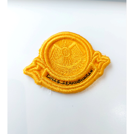 pin dishub Jengkolan LG Bordir Kemenhub 3D Timbul Patch Atribut Dishub