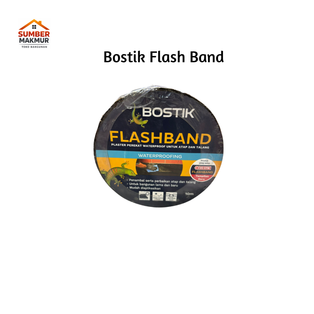 Flashband Anti Bocor / Solasi Anti Bocor / Lakban Aspal Talang Per Roll
