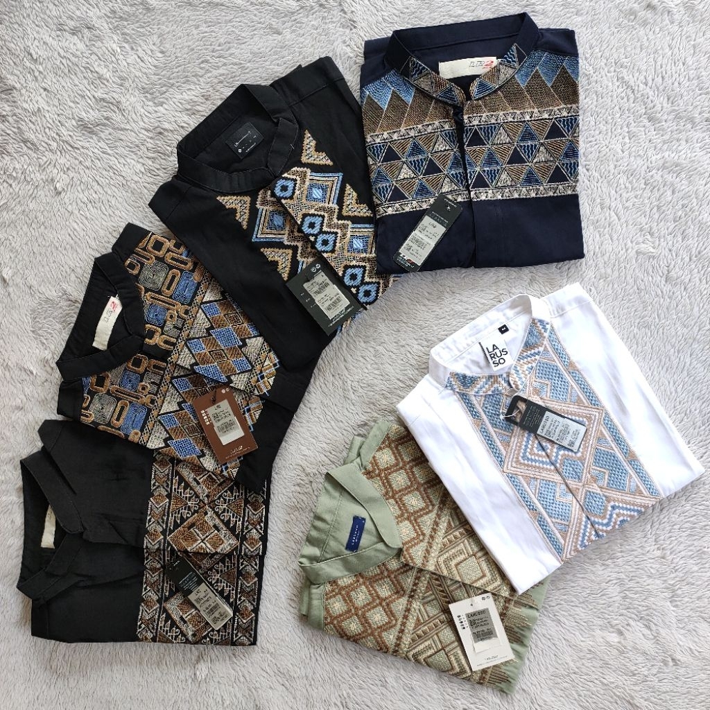 BAJU KOKO LENGAN PENDEK LARUSSO ORIGINAL