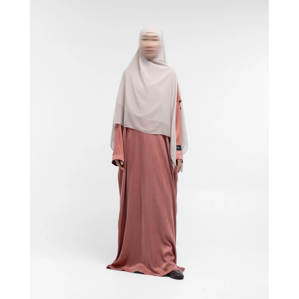 PRELOVED VVGC TAZA FINA 3.0 Salmon Abaya [PRELOVED]