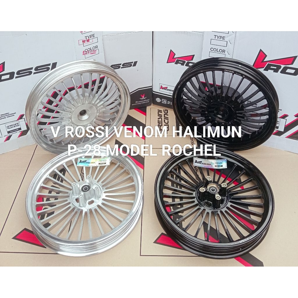 VELG/PELAK RACING V ROSSI TERBARU VENOM HALIMUN PALANG 28 MODEL RCL VARIO 125/150 OLD VARIO 125/150 