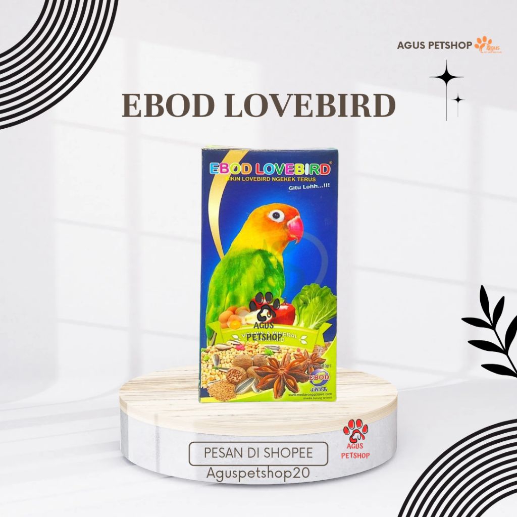 Ebod Lovebird Dus Makanan Burung Lovebird Berkualitas