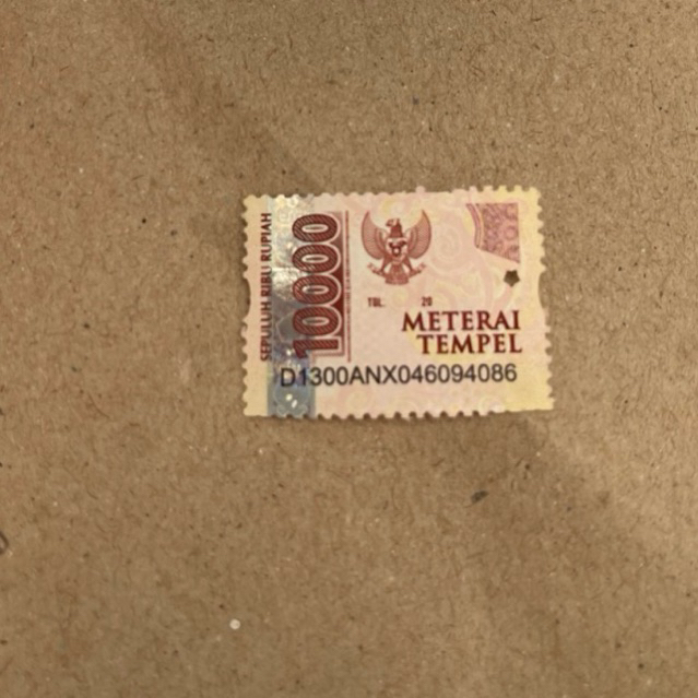 materai 10000 / matrai 10000 original