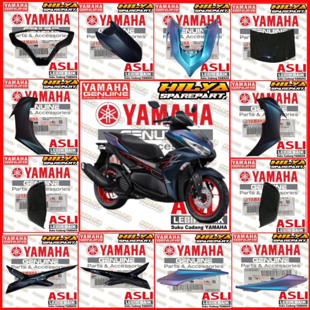 Full Body Halus New Aerox 155 CYBER CITY Original Yamaha 100%