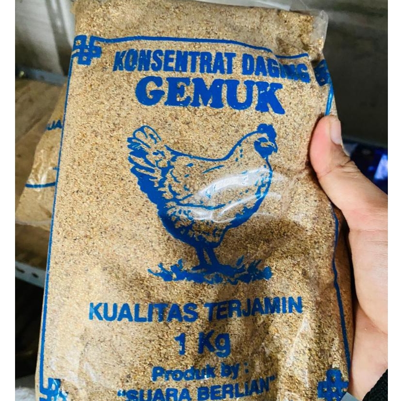 KONSENTRAT Ayam Pedaging Broiler - Konsentrat Daging Gemuk menggemukkan ayam Repack 1Kg