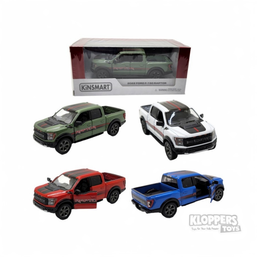 Mainan Mobilan Diecast Kinsmart 2022 Ford F-150 Raptor - List Raptor