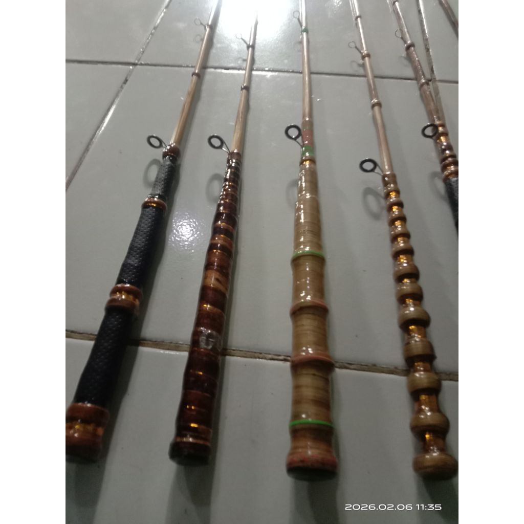 joran bambu andong awi Gombong berkelas 135 cm besutan