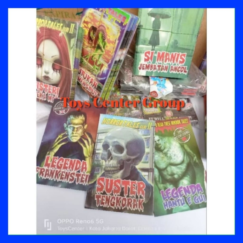 20pcs Komik Legenda Hantu Besar Mix 10x16cm