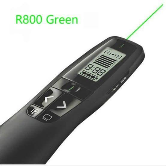 Logitech Pointer R800 Laser Presentation Remote Laser Hijau Original
