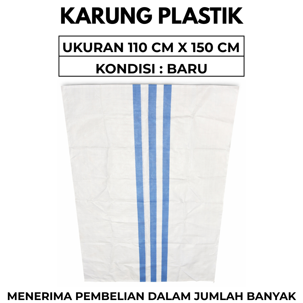 Karung Plastik Tebal Baru Karung Plastik Besar Uk 110 x 150