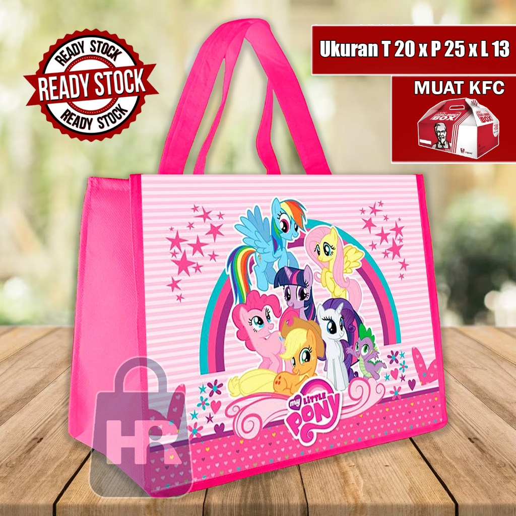 READY STOK TAS ULANG TAHUN / TAS ULTAH LITTLE PONY / TAS ULTAH UKURAN KFC / TAS ULTAH TERLARIS / TAS